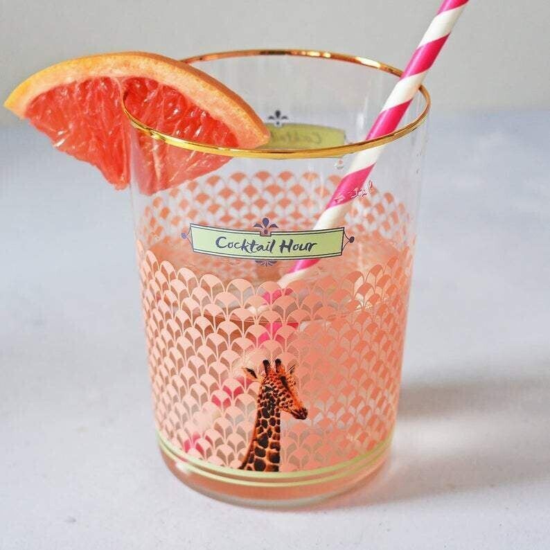 Set 6 bicchieri giraffe hi ball glass - a22131002